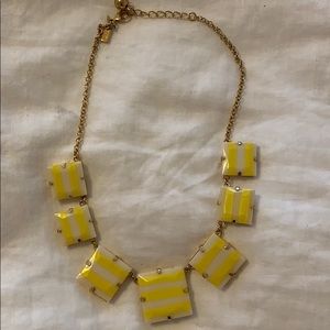 Kate Spade Yellow/White Enamel Necklace